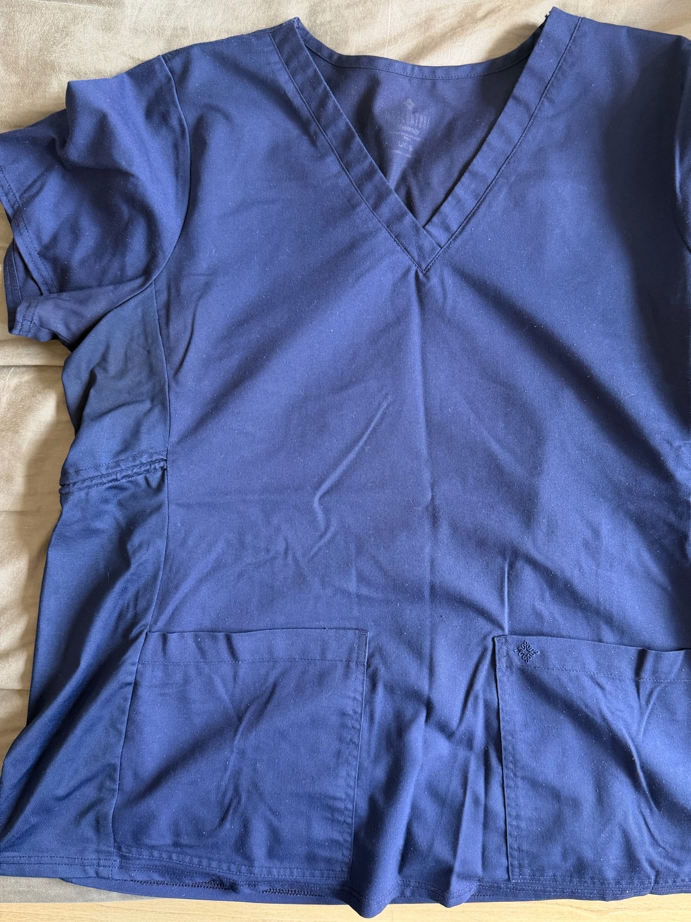 Med Couture Maternity Scrub Top